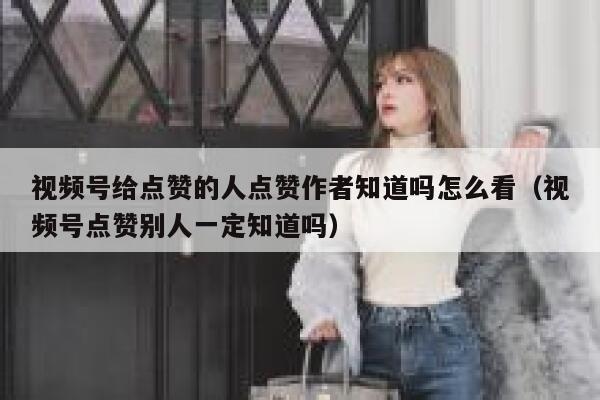 视频号给点赞的人点赞作者知道吗怎么看（视频号点赞别人一定知道吗） 第1张