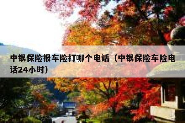 中银保险报车险打哪个电话（中银保险车险电话24小时） 第1张