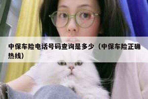 中保车险电话号码查询是多少（中保车险正确热线） 第1张