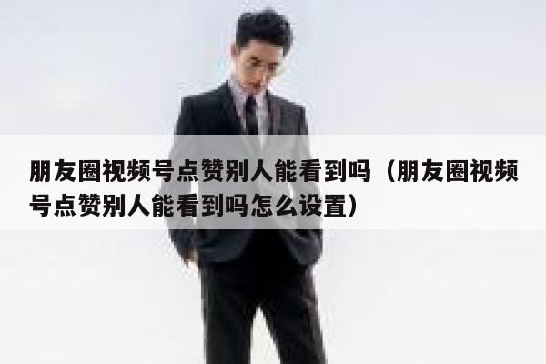 朋友圈视频号点赞别人能看到吗(朋友圈视频号点赞别人能看到吗怎么设置) 第1张 朋友圈视频号点赞别人能看到吗(朋友圈视频号点赞别人能看到吗怎么设置) 第1张