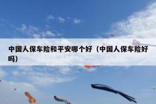 中国人保车险和平安哪个好(中国人保车险好吗) 第1张 中国人保车险和平安哪个好(中国人保车险好吗) 第1张