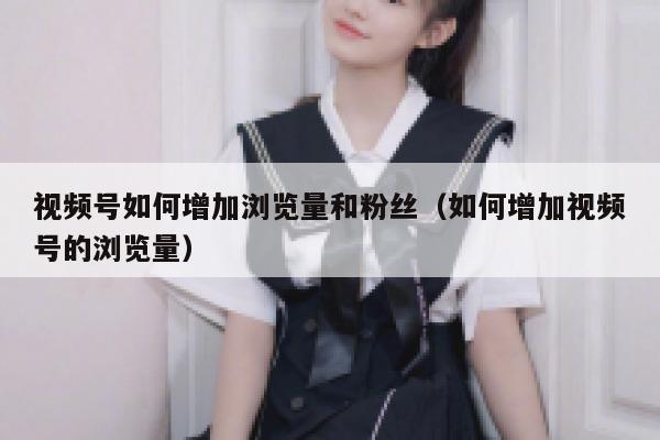 视频号如何增加浏览量和粉丝(如何增加视频号的浏览量) 第1张 视频号如何增加浏览量和粉丝(如何增加视频号的浏览量) 第1张