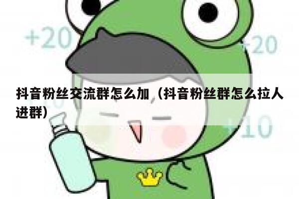 抖音粉丝交流群怎么加(抖音粉丝群怎么拉人进群) 第1张 抖音粉丝交流群怎么加(抖音粉丝群怎么拉人进群) 第1张