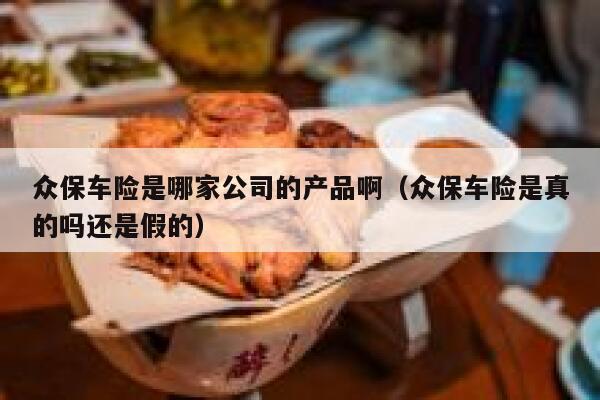 众保车险是哪家公司的产品啊（众保车险是真的吗还是假的） 第1张