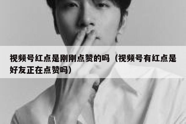 视频号红点是刚刚点赞的吗(视频号有红点是好友正在点赞吗) 第1张 视频号红点是刚刚点赞的吗(视频号有红点是好友正在点赞吗) 第1张