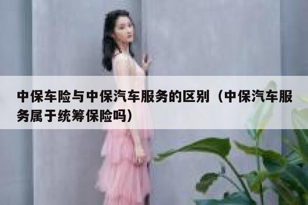 中保车险与中保汽车服务的区别(中保汽车服务属于统筹保险吗) 第1张 中保车险与中保汽车服务的区别(中保汽车服务属于统筹保险吗) 第1张