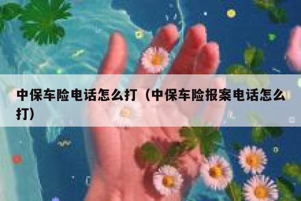 中保车险电话怎么打(中保车险报案电话怎么打) 第1张 中保车险电话怎么打(中保车险报案电话怎么打) 第1张