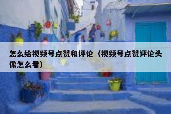 怎么给视频号点赞和评论（视频号点赞评论头像怎么看） 第1张