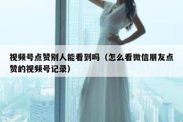 视频号点赞别人能看到吗（怎么看微信朋友点赞的视频号记录） 第1张