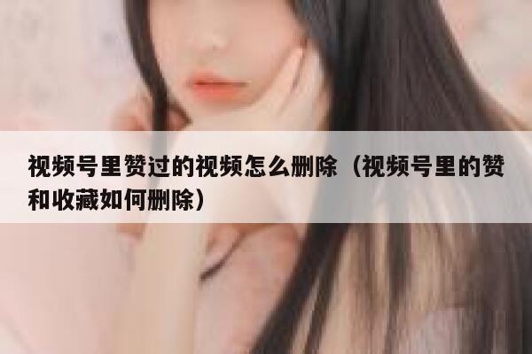 视频号里赞过的视频怎么删除(视频号里的赞和收藏如何删除) 第1张 视频号里赞过的视频怎么删除(视频号里的赞和收藏如何删除) 第1张