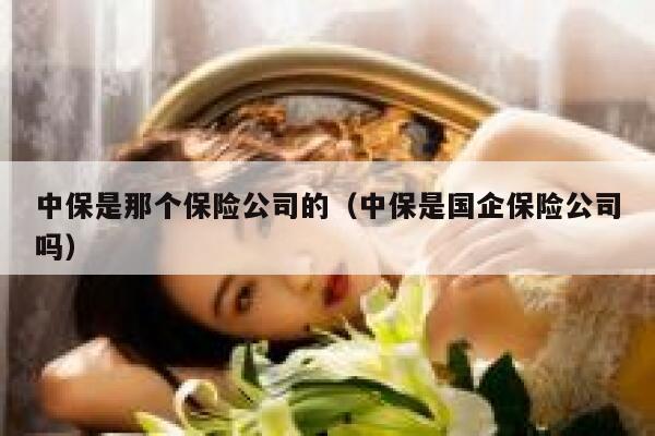 中保是那个保险公司的(中保是国企保险公司吗) 第1张 中保是那个保险公司的(中保是国企保险公司吗) 第1张