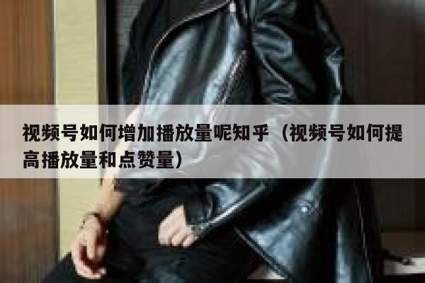 视频号如何增加播放量呢知乎(视频号如何提高播放量和点赞量) 第1张 视频号如何增加播放量呢知乎(视频号如何提高播放量和点赞量) 第1张