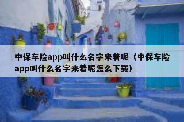 中保车险app叫什么名字来着呢(中保车险app叫什么名字来着呢怎么下载) 第1张 中保车险app叫什么名字来着呢(中保车险app叫什么名字来着呢怎么下载) 第1张