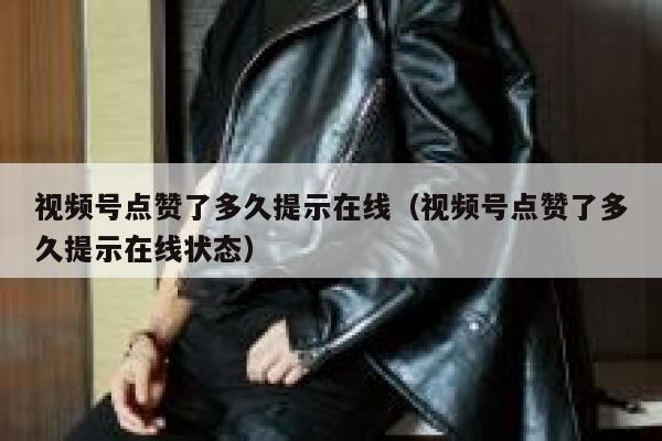 视频号点赞了多久提示在线(视频号点赞了多久提示在线状态) 第1张 视频号点赞了多久提示在线(视频号点赞了多久提示在线状态) 第1张