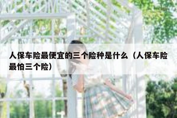 人保车险最便宜的三个险种是什么(人保车险最怕三个险) 第1张 人保车险最便宜的三个险种是什么(人保车险最怕三个险) 第1张