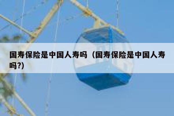 国寿保险是中国人寿吗(国寿保险是中国人寿吗?) 第1张 国寿保险是中国人寿吗(国寿保险是中国人寿吗?) 第1张
