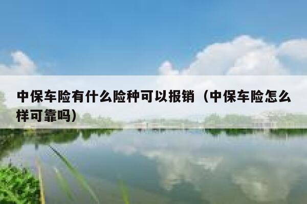 中保车险有什么险种可以报销(中保车险怎么样可靠吗) 第1张 中保车险有什么险种可以报销(中保车险怎么样可靠吗) 第1张