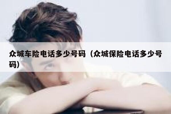 众城车险电话多少号码（众城保险电话多少号码） 第1张