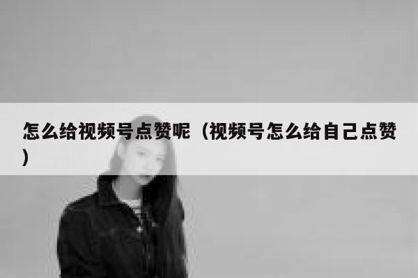 怎么给视频号点赞呢(视频号怎么给自己点赞) 第1张 怎么给视频号点赞呢(视频号怎么给自己点赞) 第1张