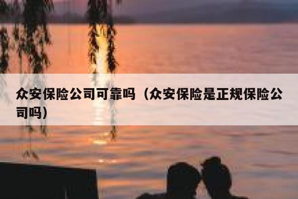 众安保险公司可靠吗（众安保险是正规保险公司吗） 第1张