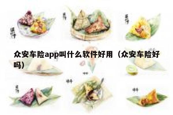 众安车险app叫什么软件好用（众安车险好吗） 第1张