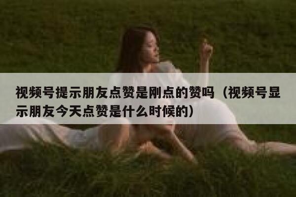 视频号提示朋友点赞是刚点的赞吗(视频号显示朋友今天点赞是什么时候的) 第1张 视频号提示朋友点赞是刚点的赞吗(视频号显示朋友今天点赞是什么时候的) 第1张