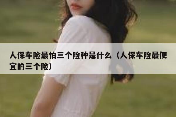 人保车险最怕三个险种是什么(人保车险最便宜的三个险) 第1张 人保车险最怕三个险种是什么(人保车险最便宜的三个险) 第1张