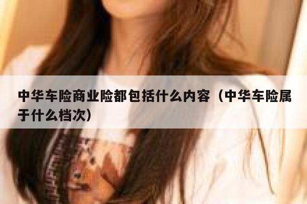 中华车险商业险都包括什么内容(中华车险属于什么档次) 第1张 中华车险商业险都包括什么内容(中华车险属于什么档次) 第1张