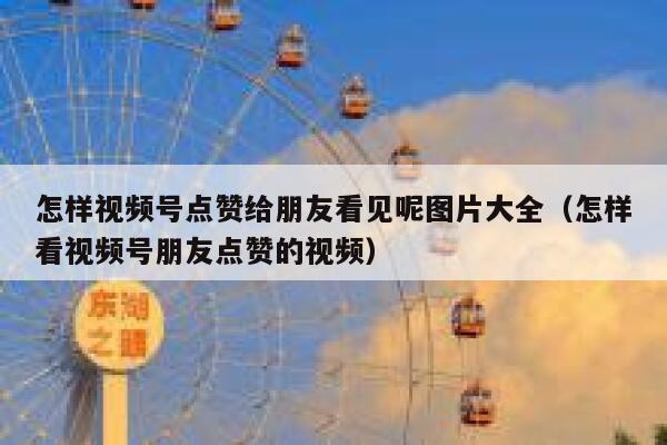 怎样视频号点赞给朋友看见呢图片大全（怎样看视频号朋友点赞的视频） 第1张