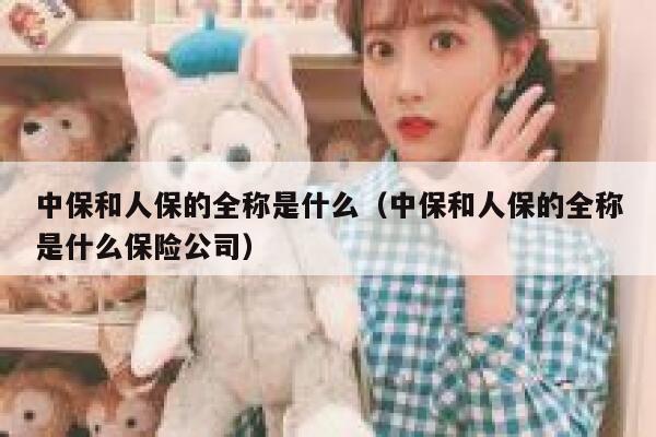 中保和人保的全称是什么（中保和人保的全称是什么保险公司） 第1张