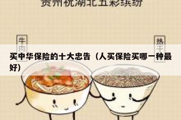 买中华保险的十大忠告(人买保险买哪一种最好) 第1张 买中华保险的十大忠告(人买保险买哪一种最好) 第1张