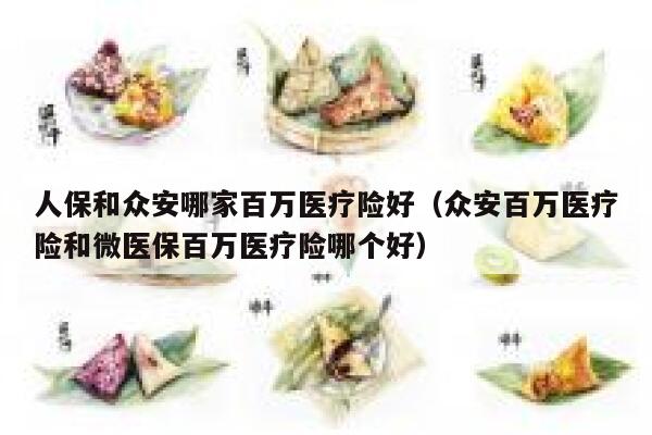 人保和众安哪家百万医疗险好（众安百万医疗险和微医保百万医疗险哪个好） 第1张