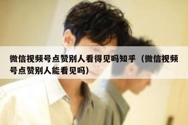 微信视频号点赞别人看得见吗知乎(微信视频号点赞别人能看见吗) 第1张 微信视频号点赞别人看得见吗知乎(微信视频号点赞别人能看见吗) 第1张
