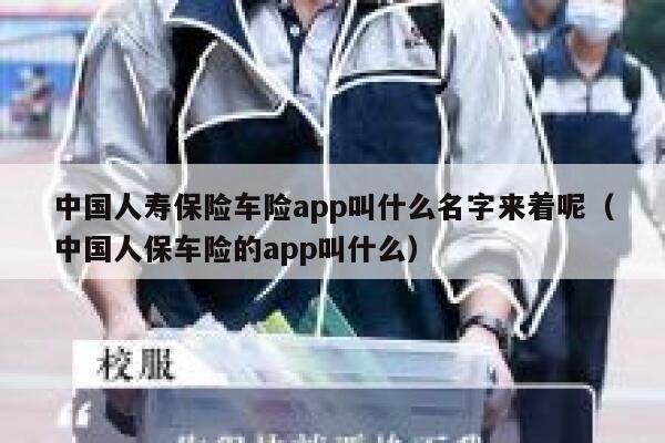 中国人寿保险车险app叫什么名字来着呢（中国人保车险的app叫什么） 第1张