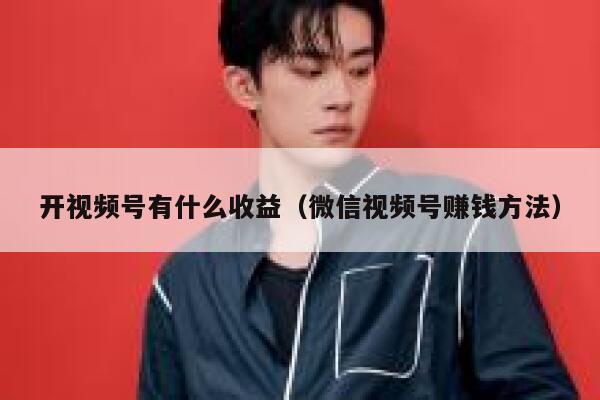 开视频号有什么收益(微信视频号赚钱方法) 第1张 开视频号有什么收益(微信视频号赚钱方法) 第1张