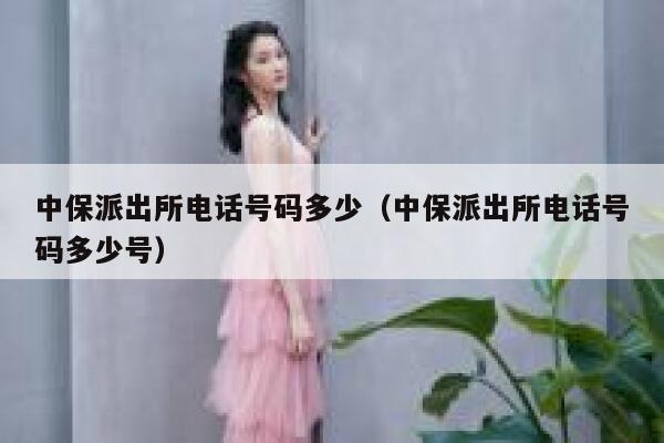 中保派出所电话号码多少（中保派出所电话号码多少号） 第1张